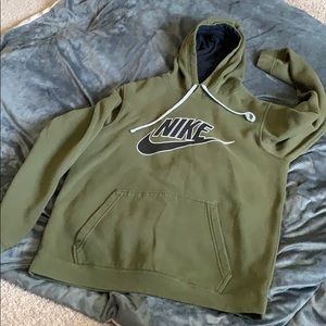 Nike Olive Green Hoodie - Unisex